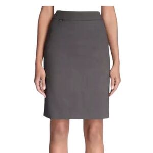 Calvin Klein Charcoal Pencil Skirt Size 12 Petite NWT